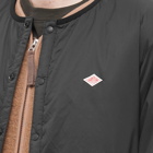 Danton Men's Collarless Insulation Jacket in Black
