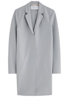 Harris Wharf London Cocoon Wool-felt Coat Mid Grey