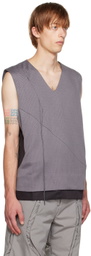 ænrmòus Gray 'Asynmetrical But Symmetrical' Vest