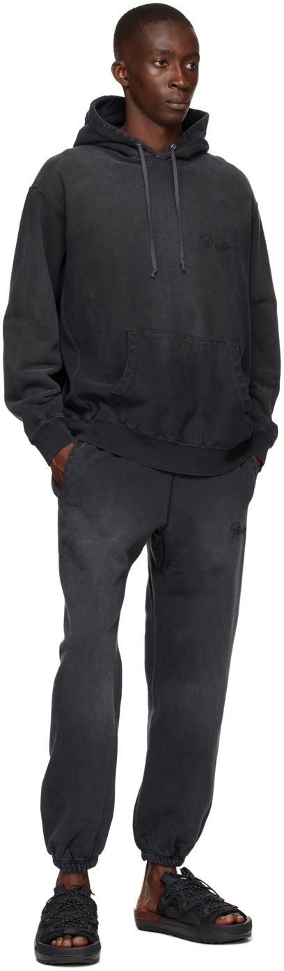 Awake NY Black Sun-Bleached Logo Hoodie Awake NY