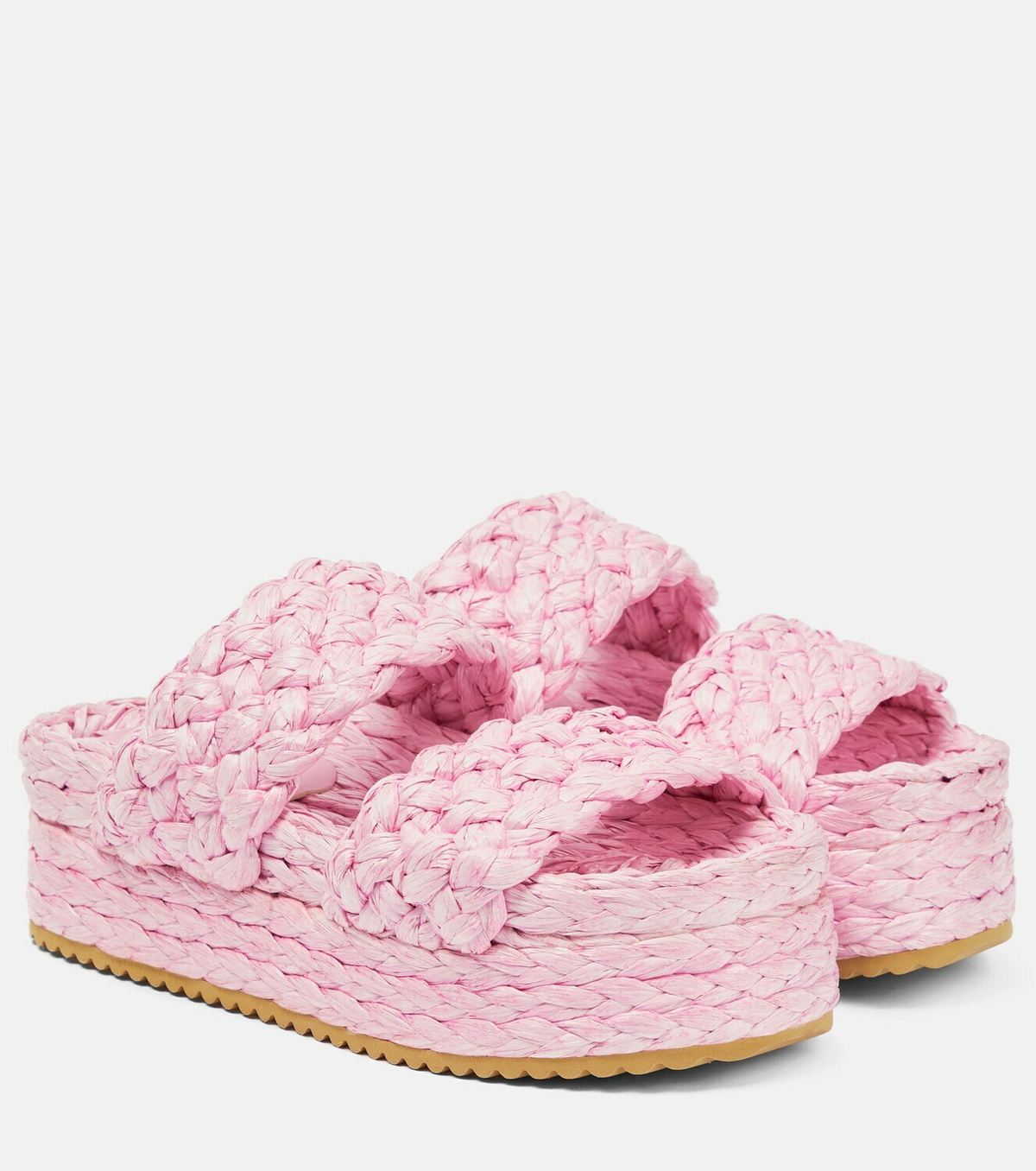Dodo Bar Or Platform raffia sandals Dodo Bar Or