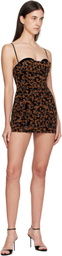 Poster Girl Brown Bianca Minidress