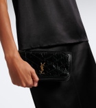 Saint Laurent Niki leather wallet on chain