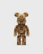 Medicom Bearbrick 400% Karimoku Yosegi Chess Brown Collectibles & Toys