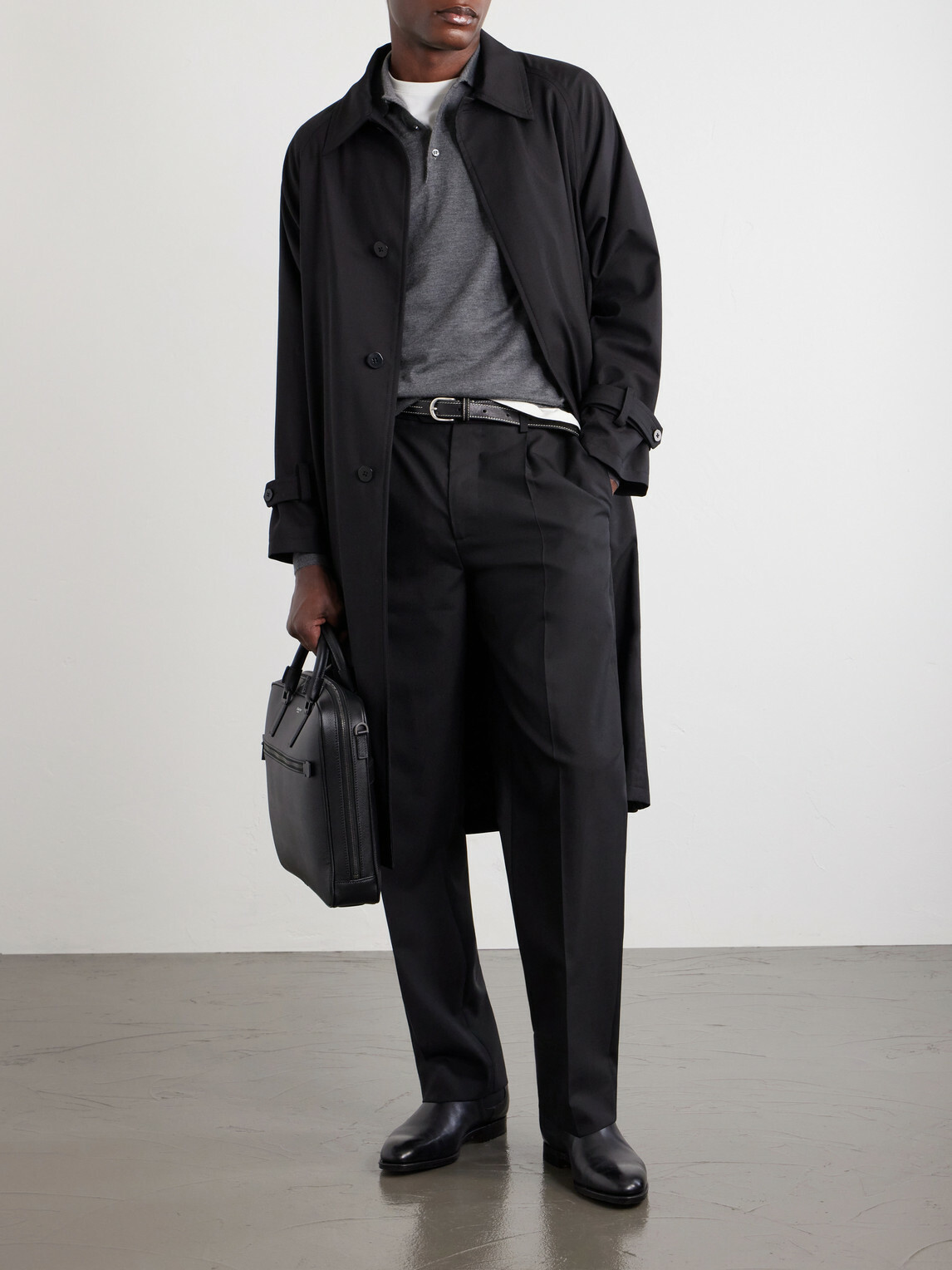 FEDELI - Sportman Cashmere and Silk-Blend Polo Shirt - Gray