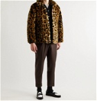 Wacko Maria - Leopard-Print Faux-Fur Coat - Neutrals