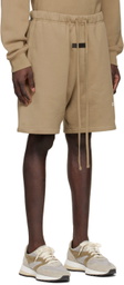 Fear of God ESSENTIALS Tan Cotton Shorts