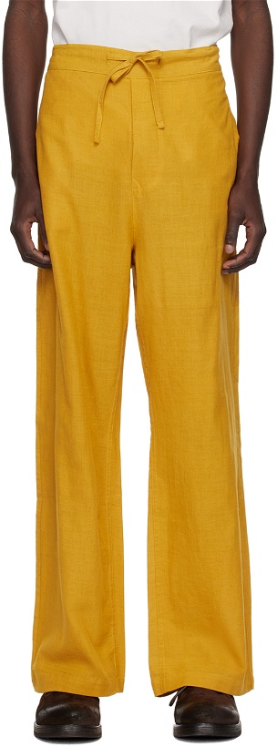 Photo: AIREI Yellow Khadi Trousers