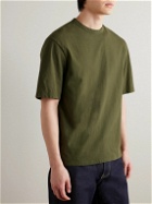 Officine Générale - Benny Garment-Dyed Cotton-Jersey T-Shirt - Green