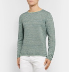 Inis Meáin - Deora Aille Slim-Fit Linen Sweater - Green