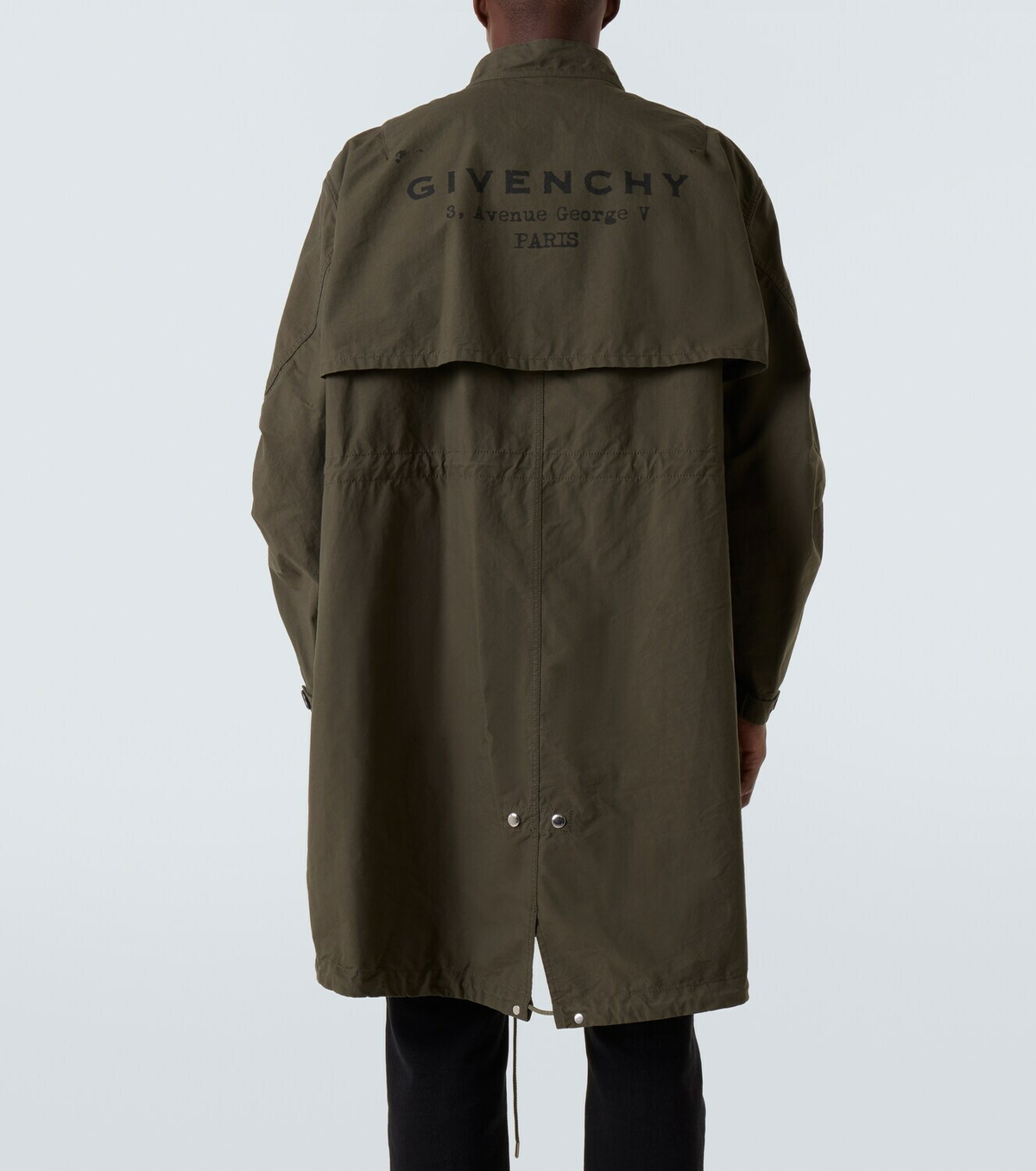 Givenchy Givenchy Stamp cotton-blend raincoat