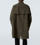 Givenchy Givenchy Stamp cotton-blend raincoat