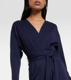 Diane von Furstenberg Marilou belted jersey jumpsuit