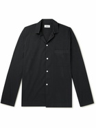 TEKLA - Organic Cotton-Poplin Pyjama Shirt - Black