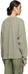John Elliott Green Folsom Thermal Long Sleeve T-Shirt