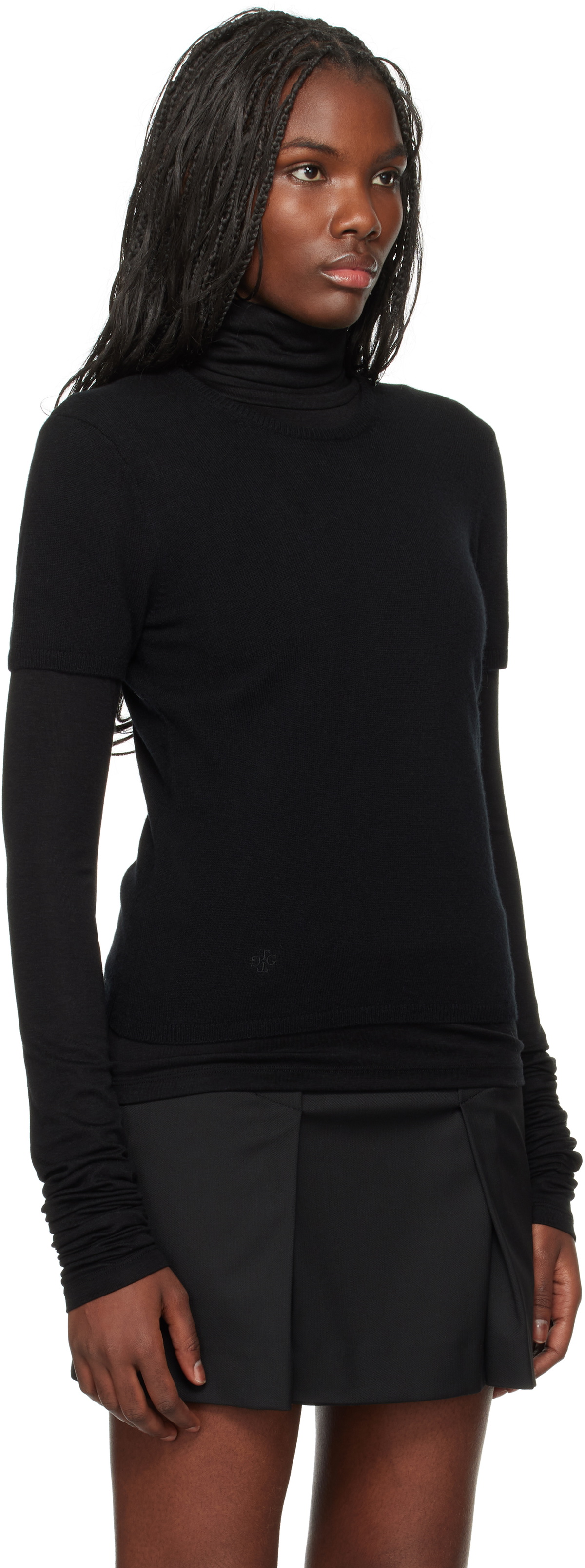 The Garment Black Como Knit Sweater