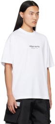 VETEMENTS White Bonded T-Shirt