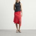 Coperni Women's FLOWER MIDI SKIRT in Red