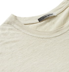 Isabel Marant - Leon Slub Linen T-Shirt - Neutrals