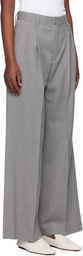 Filippa K Gray Darcey Wool Trousers