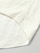 Dunhill - Striped Cotton-Jacquard Shirt - White