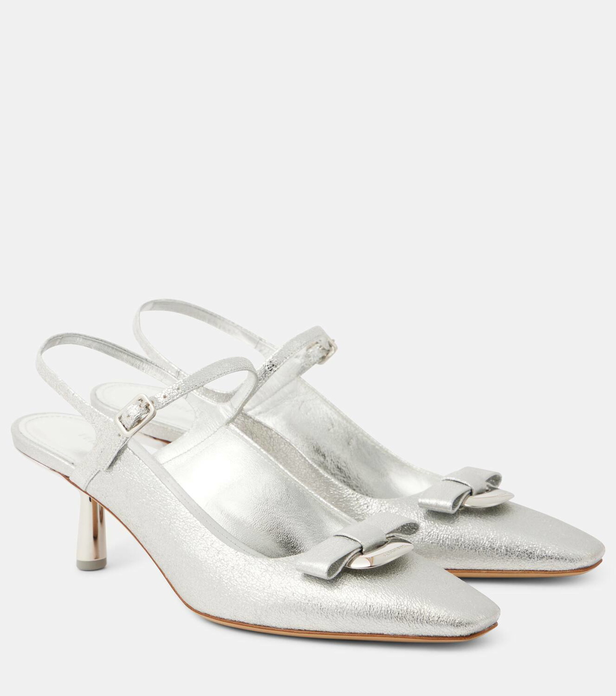 Ferragamo PUMPS＆HEELS WOMAN OPHELIA 55G Salvatore Ferragamo 55mm Ophelia Leather Slingback Pumps