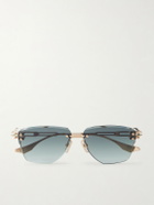 DITA - Hyperlux-2000 Square-Frame Gold-Tone Titanium Sunglasses