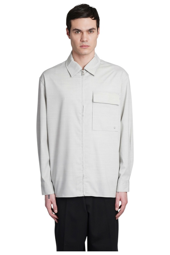Photo: Études Shirt In Grey Wool