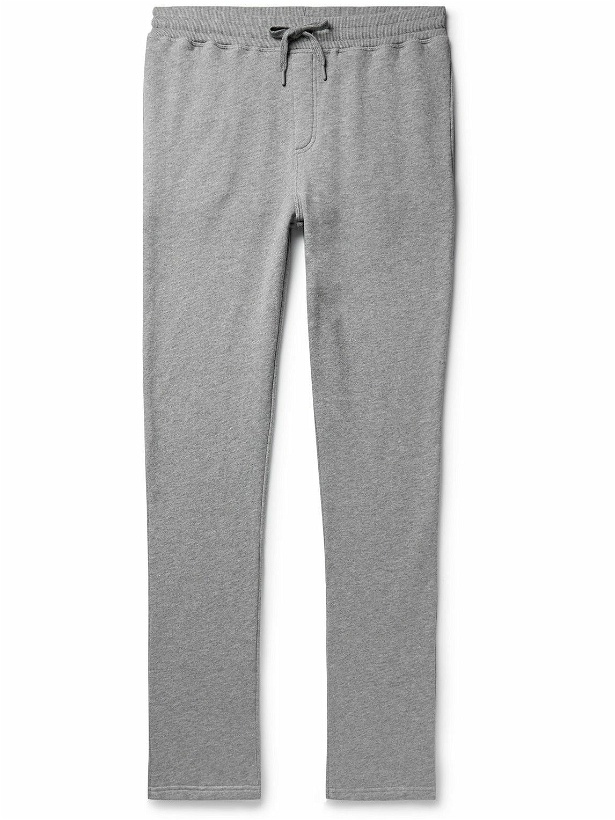 Photo: Schiesser - Slim-Fit Tapered Cotton and Lyocell-Blend Jersey Sweatpants - Gray
