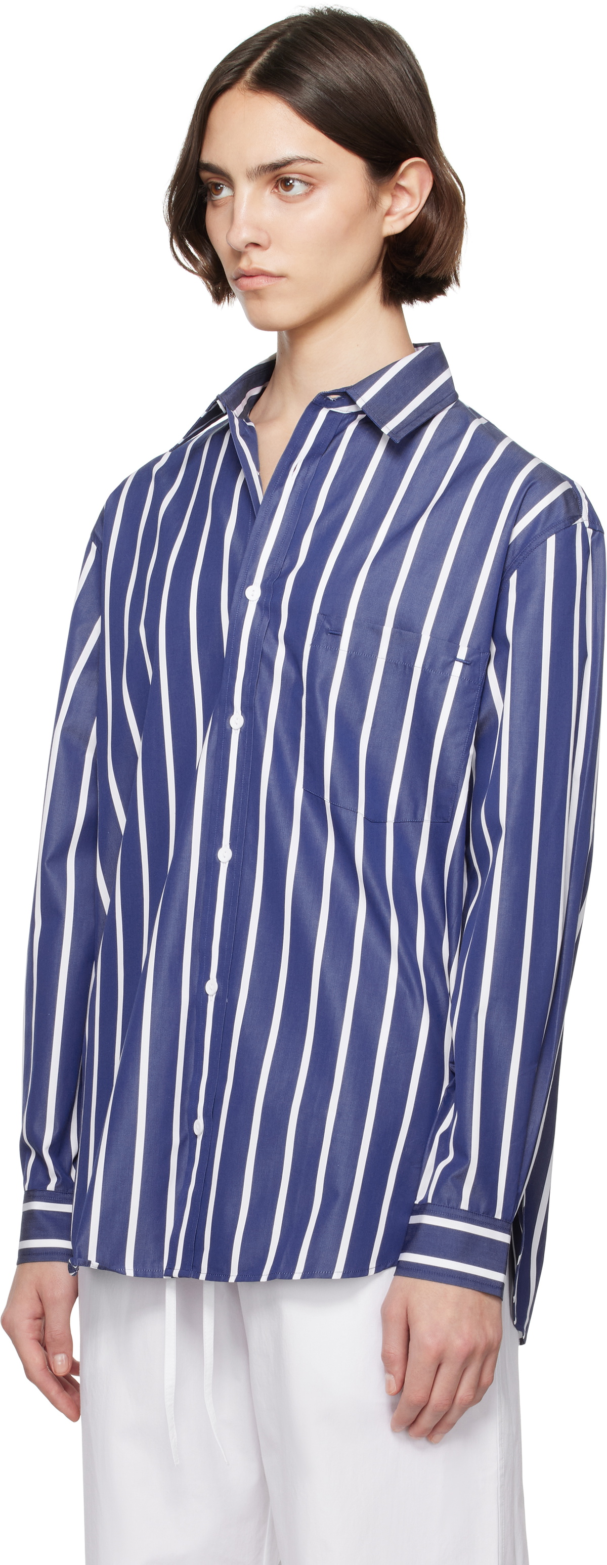 Matteau Blue Classic Stripe Shirt