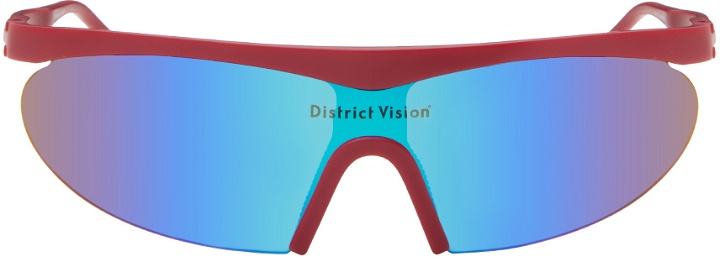 Photo: District Vision Burgundy Koharu Eclipse Sunglasses