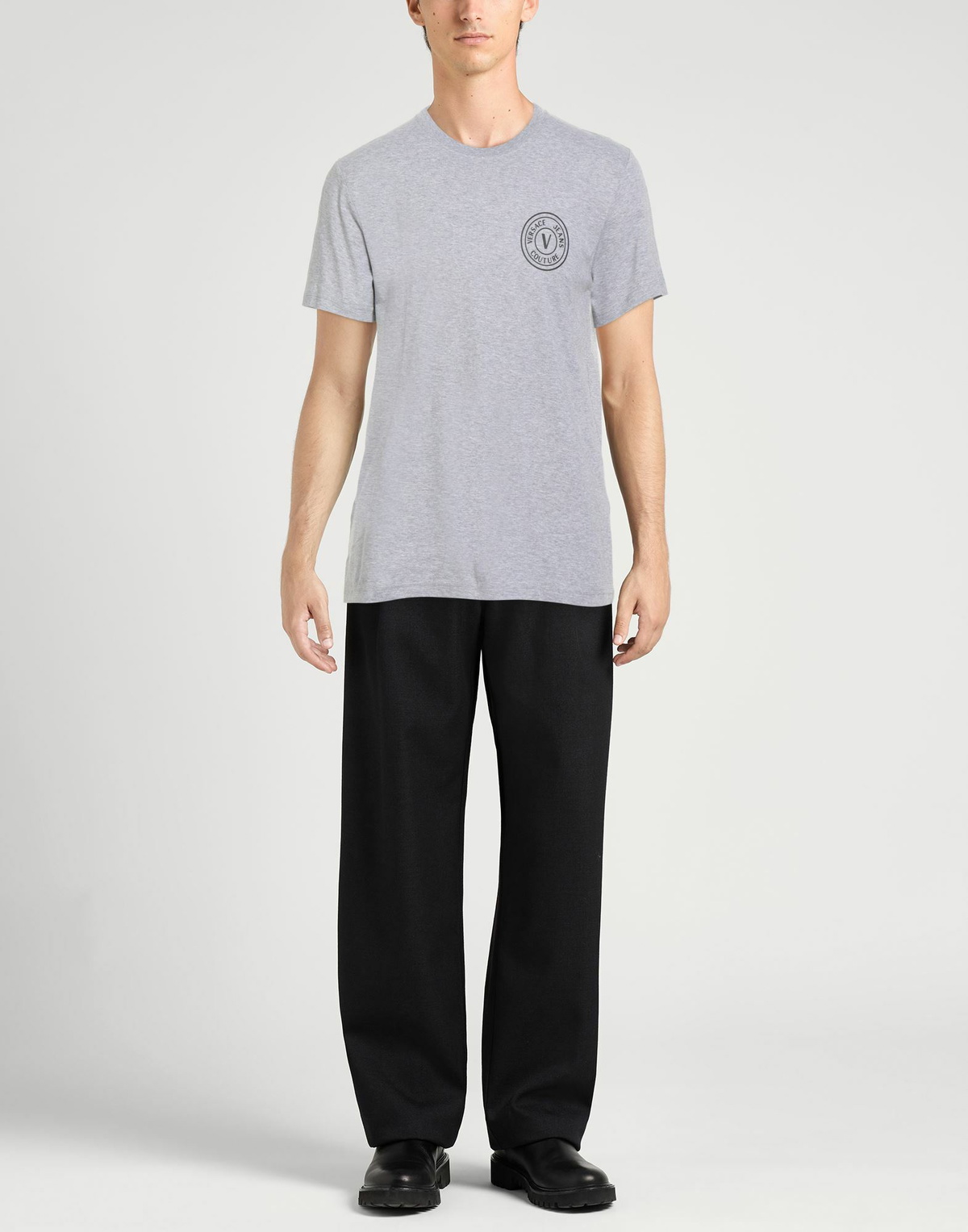 Versace Jeans Couture Mens T-shirt in Grey
