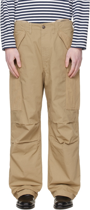 Photo: nanamica Beige Ripstop Cargo Pants