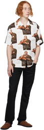 WACKO MARIA White B.I.G. 'Guilty Parties' Short Sleeve Shirt