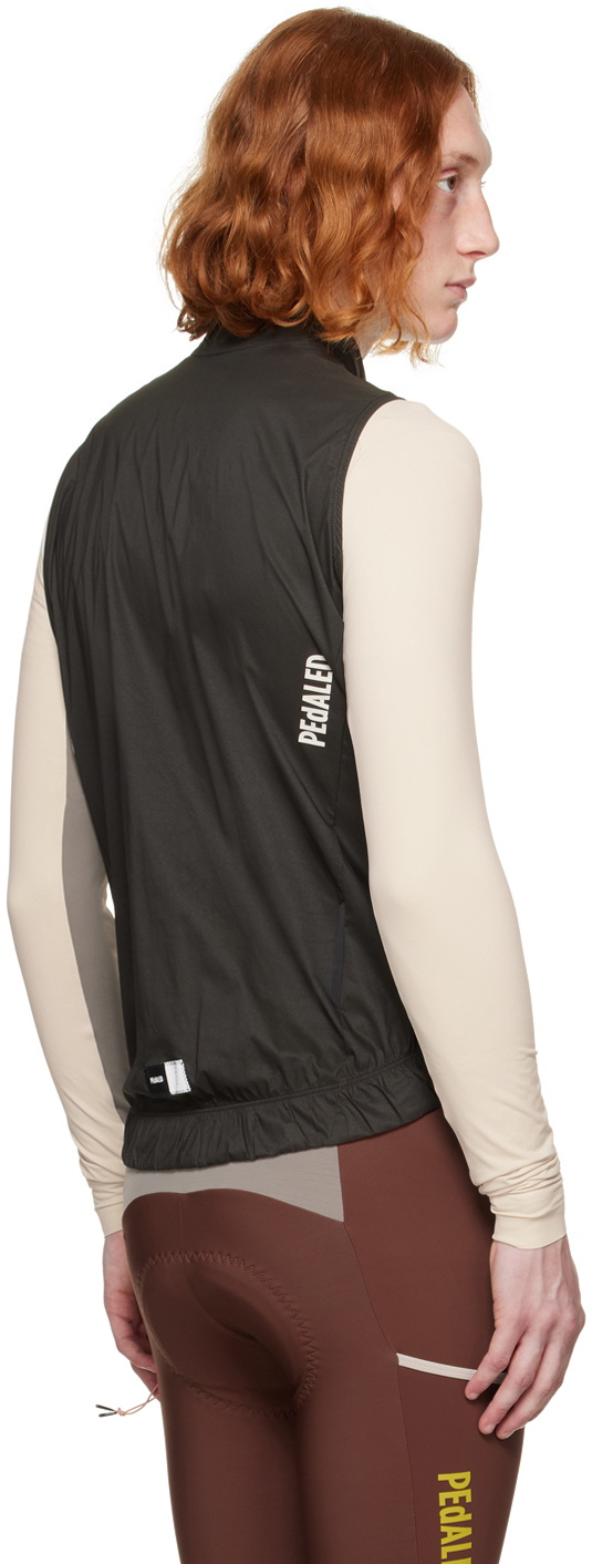PEdALED Black Waterproof Vest
