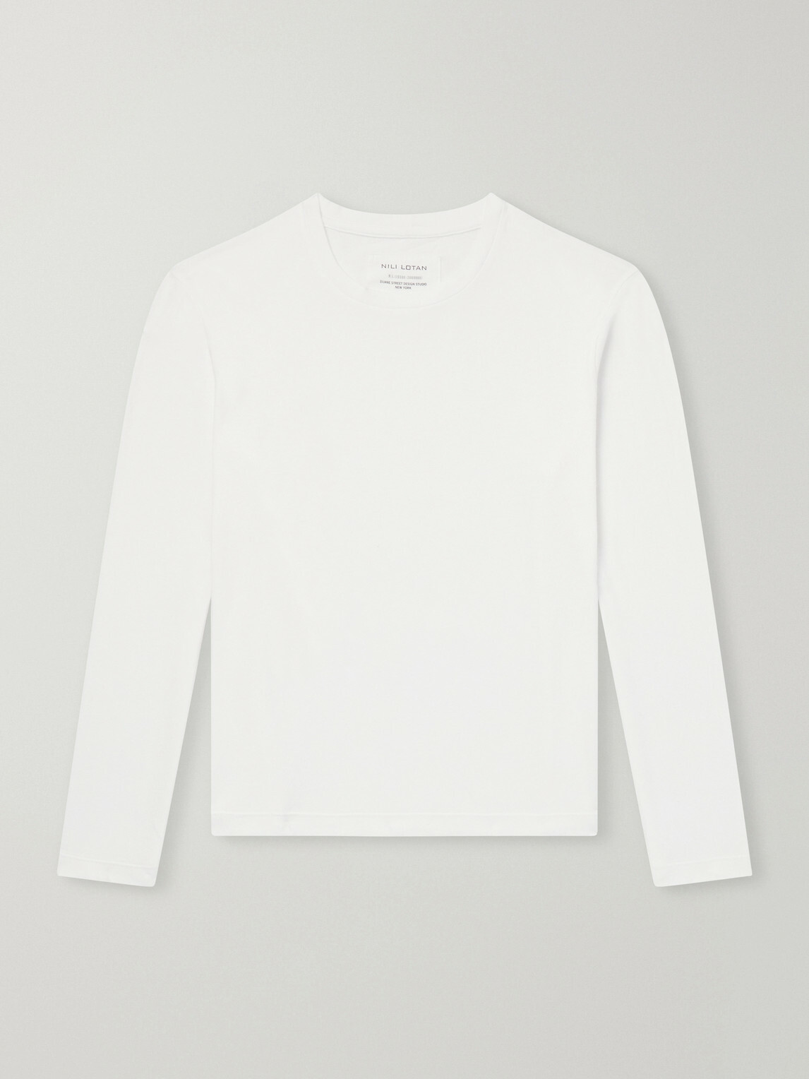 Nili Lotan - Sien Cotton-Jersey T-Shirt - White