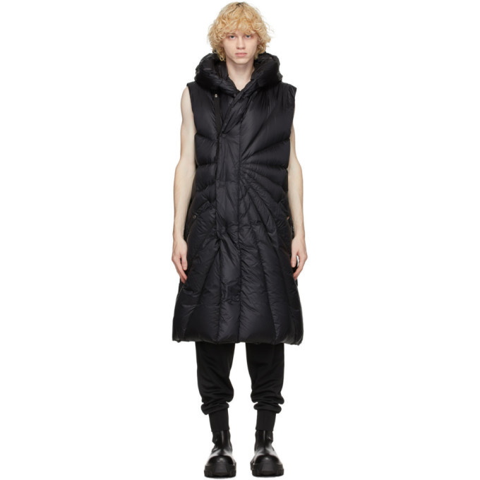 Photo: Rick Owens Black Moncler Edition Down Porterville Coat