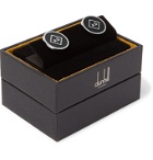 Dunhill - Rhodium-Plated and Enamel Cufflinks - Silver