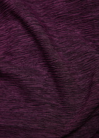 Eileen Fisher V-neck Plissé top Purple