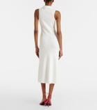Victoria Beckham Mira ribbed-knit zip-up midi dress