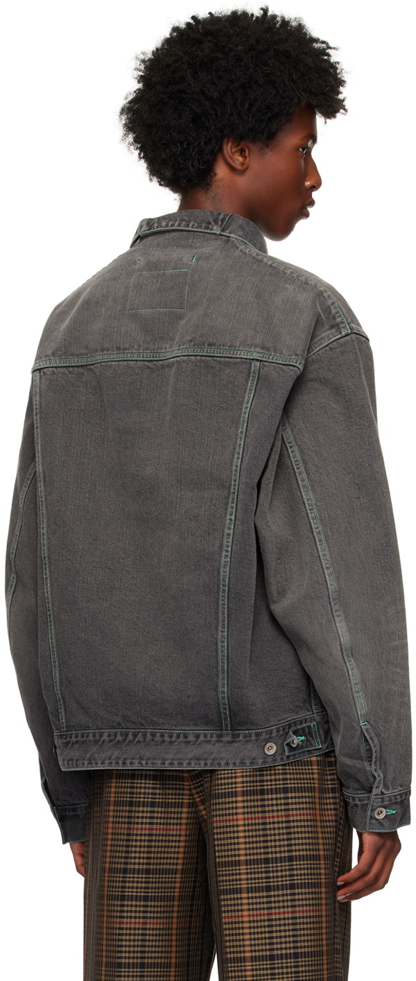 doublet Black Care Denim Jacket