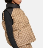 Gucci - GG cotton canvas down vest