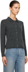 &Daughter Gray Cora Collared Cardigan
