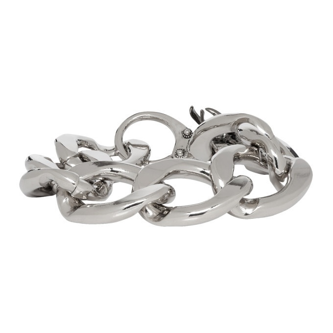 Photo: Alexander McQueen Silver Oversize Chain Bracelet