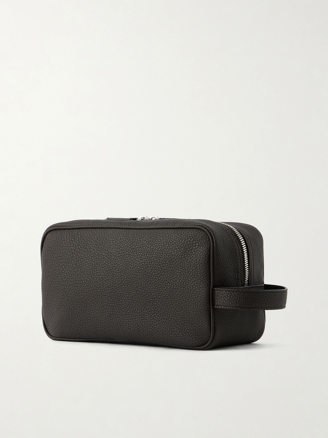 Métier - Full-Grain Leather Wash Bag - Brown
