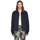 Dries Van Noten Blue Vinkler Jacket