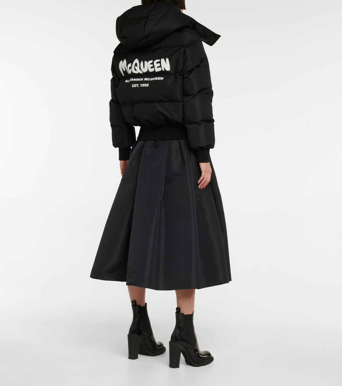 Alexander McQueen Logo puffer jacket