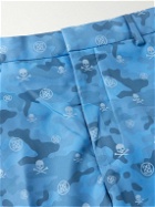 G/FORE - Icon Slim-Fit Camouflage-Print Twill Golf Shorts - Blue