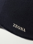 Zegna - Logo-Embellished Cashmere-Felt Baseball Cap - Blue