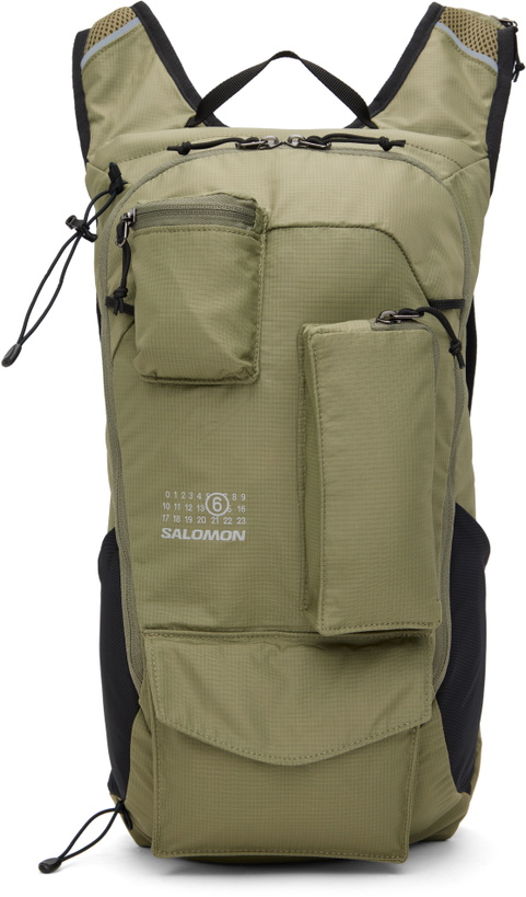 Photo: MM6 Maison Margiela Khaki Salomon Edition Trail Blazer Backpack